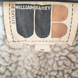 Vintage Suede Shearling Coat