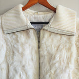 Vintage WILSONS LEATHER Maxima Rabbit Fur Bomber Jacket