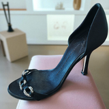Vintage GUISEPPE ZANOTTI Silk Satin Heels