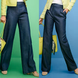 TALBOTS Weston Wide Leg Trouser Jeans