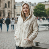 Vintage Hooded Cardigan Sweater