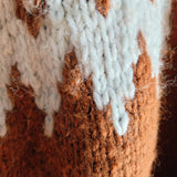 Vintage Handknit Cape