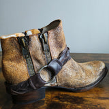 FREEBIRD by Steven Clash Leather Ankle Boots