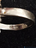 Vintage SS Mother of Pearl Dome Ring
