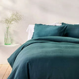 CASALUNA Queen Linen Blend Duvet Set