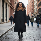 Vintage Cashmere & Mink Coat