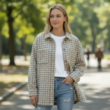 FRAME Gingham Shacket