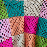 Granny Square Crochet Cardigan Sweater