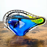 Hand-Blown Murano-Style Tang Fish Sculpture