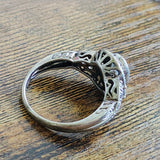 Vintage Quartz Art Deco Filagree Ring