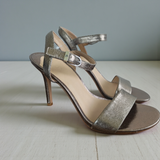 RALPH LAUREN Gwen Gold Heels