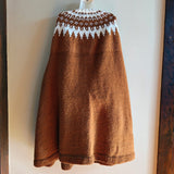 Vintage Handknit Cape