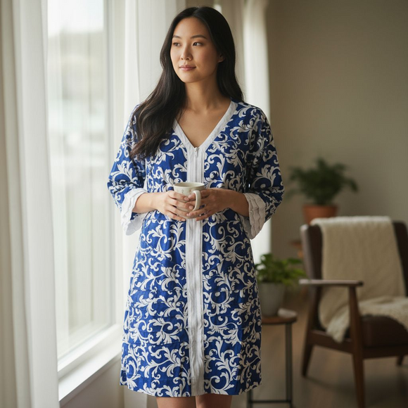 Vintage Zip Front Dress