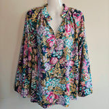 Vintage Floral Blouse
