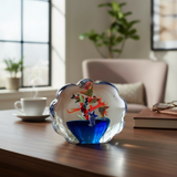 Hand-Blown Murano-Style Art Glass Aquarium Sculpture