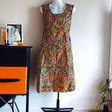 Vintage Paisley Dress