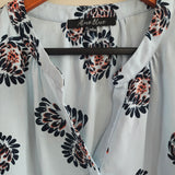 ALICE BLUE Simona Henley Blouse
