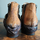 FREEBIRD by Steven Clash Leather Ankle Boots