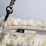 Vintage UGG Suede & Shearling Hand Muff Purse
