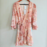 BTFL-LIFE Floral Wrap Dress