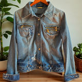 DOLCE & GABBANA Rare Vintage Distressed Denim Jacket