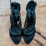 DIOR Patent Leather Strappy Heels