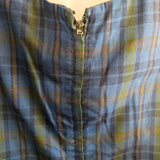 Vintage Plaid Jumper Dress