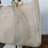 GUCCI Suede Bag w/Pouch