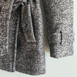 CALVIN KLEIN Tweed Trench Coat