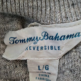 TOMMY BAHAMA Men's Reversible Half-Zip Sweater