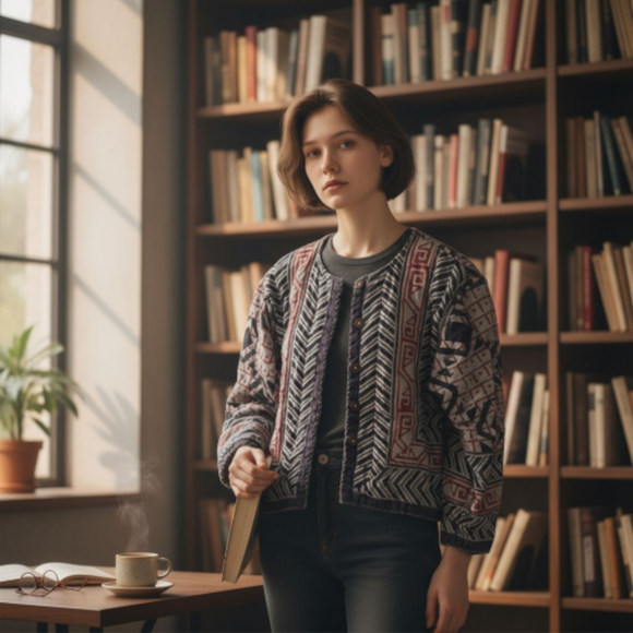 Vintage Quilted Reversible Jacket