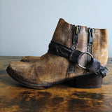 FREEBIRD by Steven Clash Leather Ankle Boots