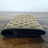 Vintage GUCCI Canvas Continental Wallet