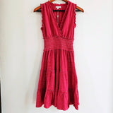 MAX STUDIO Smocked Striped Dress