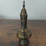 Vintage Etched Brass Coffee Set