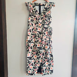 REBECCA TAYLOR Kamea Floral Faux Wrap Dress