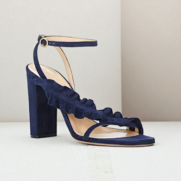 CHLOE Suede Block Heels