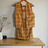 Vintage Skirt & Vest Set