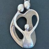 CAROLYN POLLACK "Family" Pendant Necklace