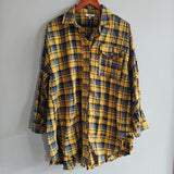 Oversized Plaid Flannel Shirt