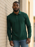 EDWARD'S Men's Long Sleeve Polo Shirt