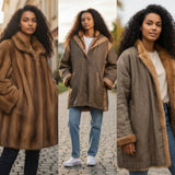 Vintage 3-In-1 Fur Coat