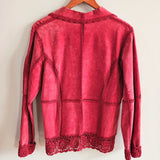 Vintage Suede Patchwork Jacket