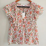 VERONICA BEARD Joi Floral Top