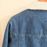 Vintage Sherpa Lined Denim Jacket