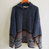 Vintage Quarter Zip Sweater