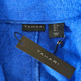 TAHARI Boiled Wool Moto Jacket