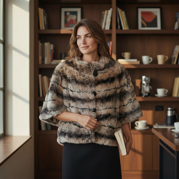 Vintage 60's Fur Short Coat