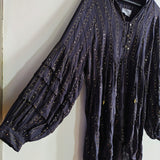 ANTHROPOLOGIE Quinn Sequined Tunic Blouse