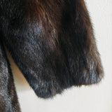 Vintage Mink Fur Long Coat